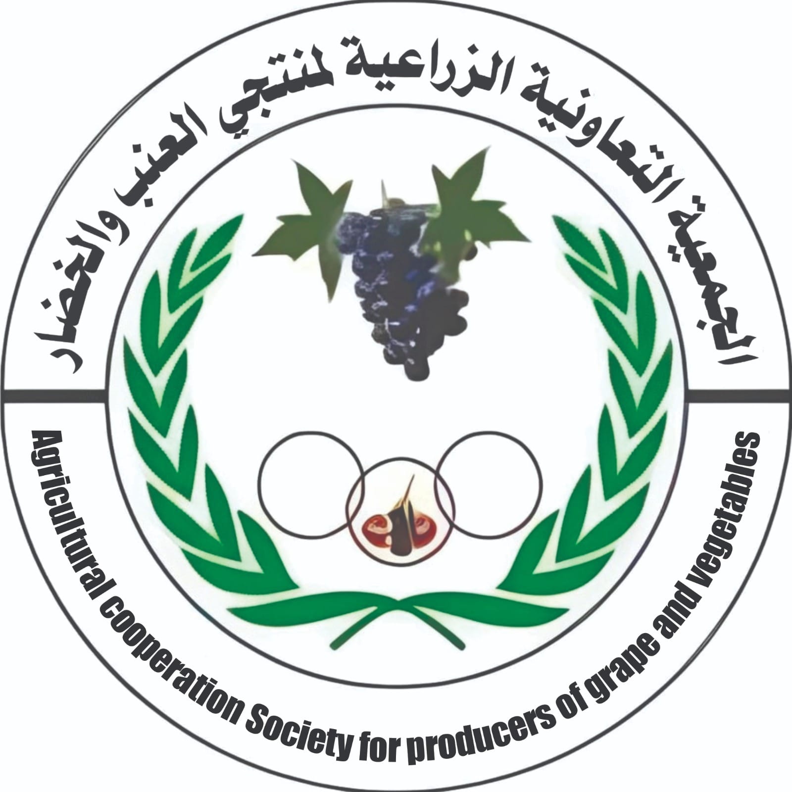 شعار الجمعية التعاونية الزراعية لمنتجي العنب والخضار